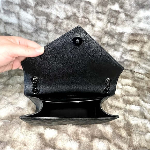 SAINT LAURENT MONOGRAM ENVELOPE BAG - Picture 2 of 4